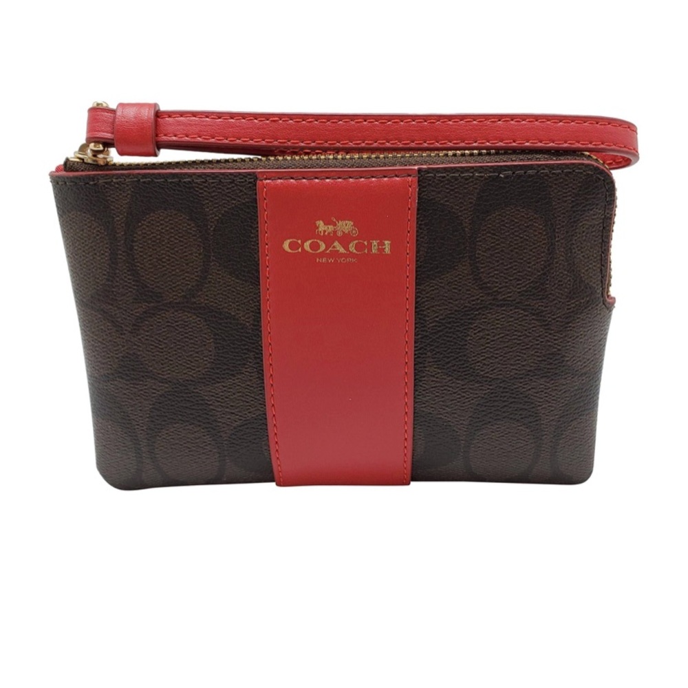 COACH NEVER USED CORNER ZIP WRISTLET